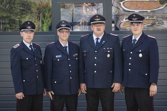 v.l.n.r.  Achim Gäfke, Dirk Engelmann, Matthias Bartels, Malte Westerschell